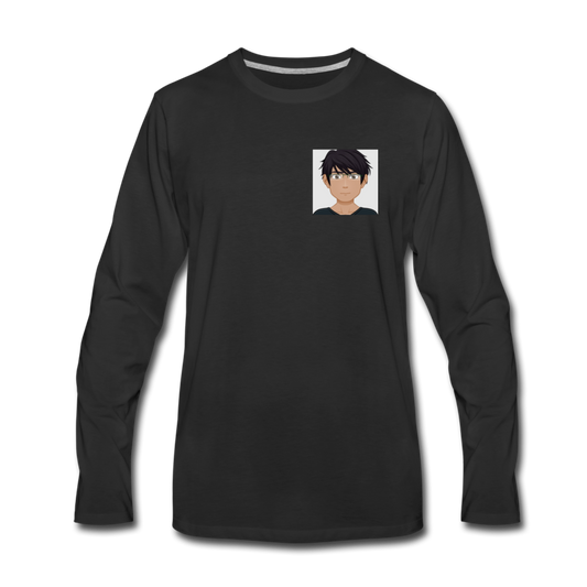 Perriwinkle Long Sleeve T-Shirt - black