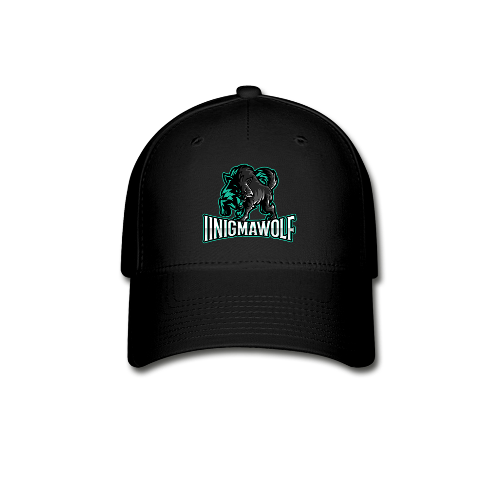 iinigmawolf Baseball Cap - black