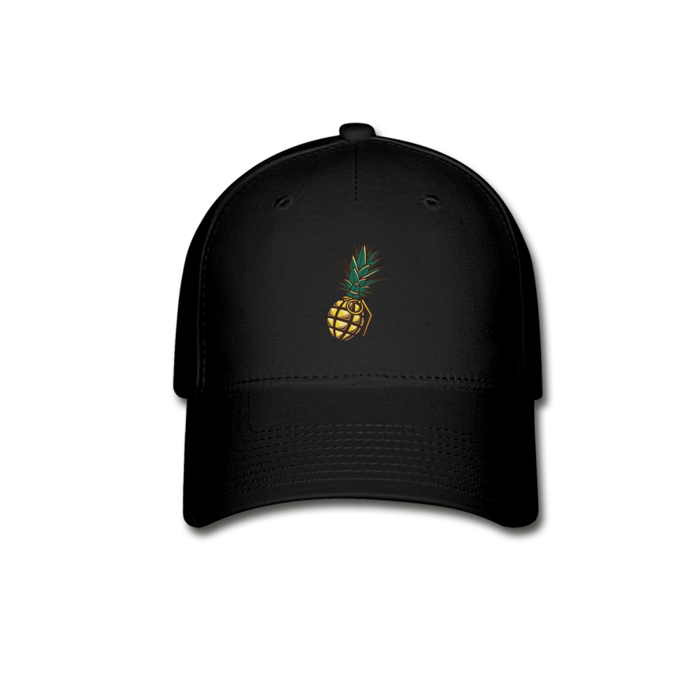 Pineapple Patrol Baseball Cap - black