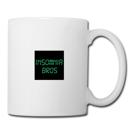 Insomnia Bro Coffee/Tea Mug - white