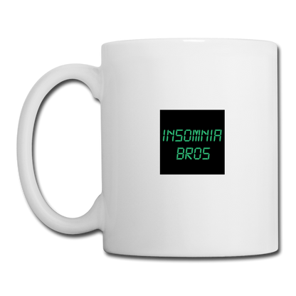 Insomnia Bro Coffee/Tea Mug - white