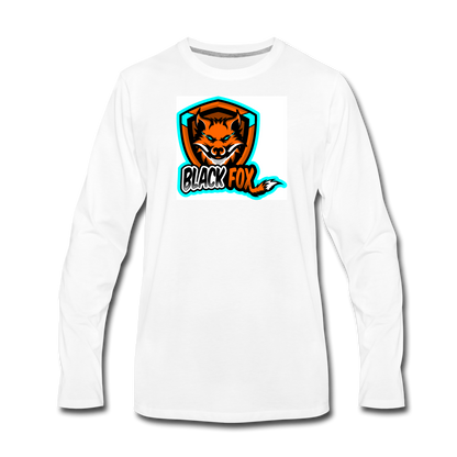 BLACKFOX NATION Long Sleeve T-Shirt - white