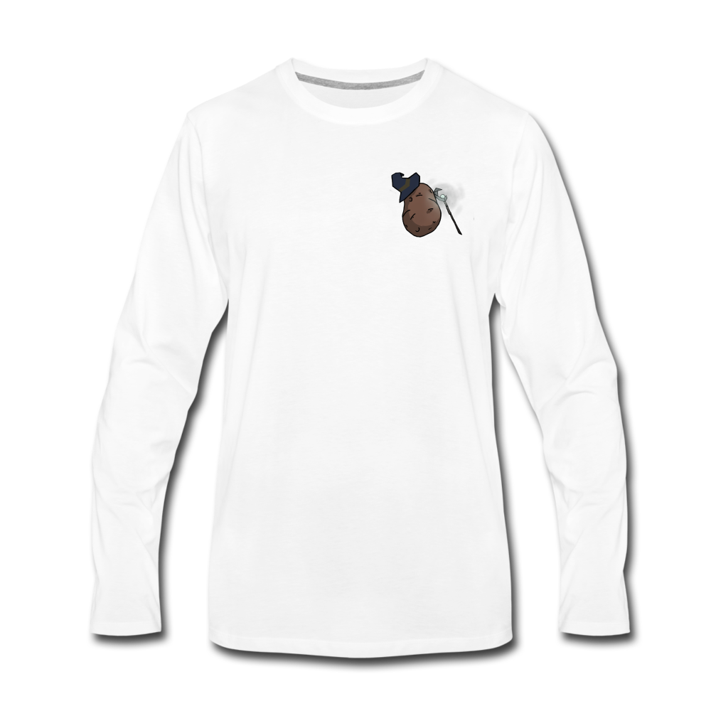 The Potato Long Sleeve T-Shirt - white