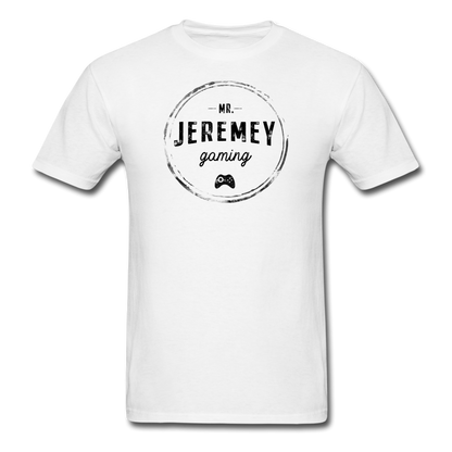 Mr Jeremey Gaming T-Shirt - white