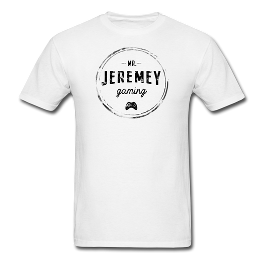 Mr Jeremey Gaming T-Shirt - white