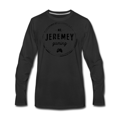 Mr Jeremey Gaming Long Sleeve T-Shirt - black