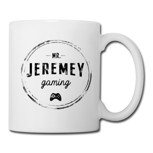 Mr Jeremey Gaming Coffee/Tea Mug - white