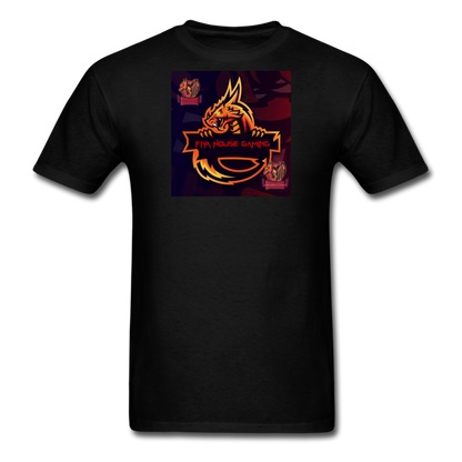 Fiya House Gaming T-Shirt - black