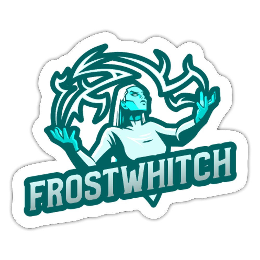 Frostwhitch Sticker - white matte