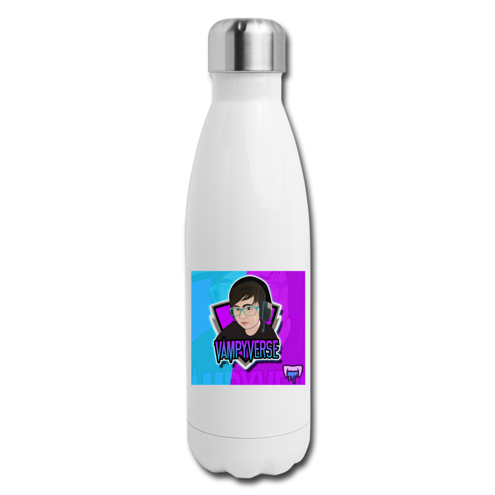 Vampyverse Insulated Stainless Steel Water Bottle - white