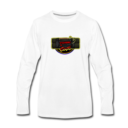 Stickybombz Long Sleeve T-Shirt - white