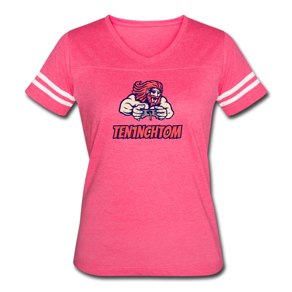 Ten1nchTom Women’s Vintage Sport T-Shirt - vintage pink/white