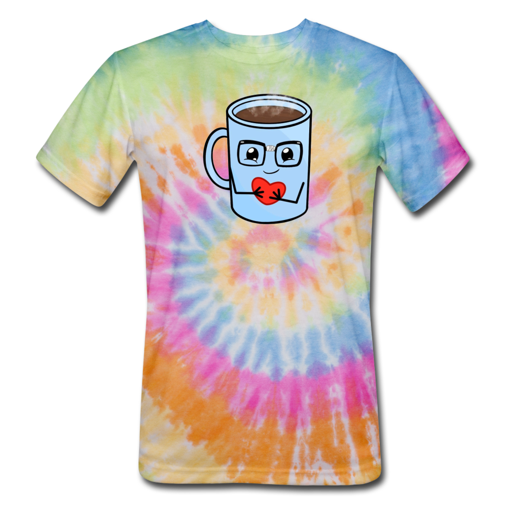 BARE BONEZ Tie Dye T-Shirt - rainbow