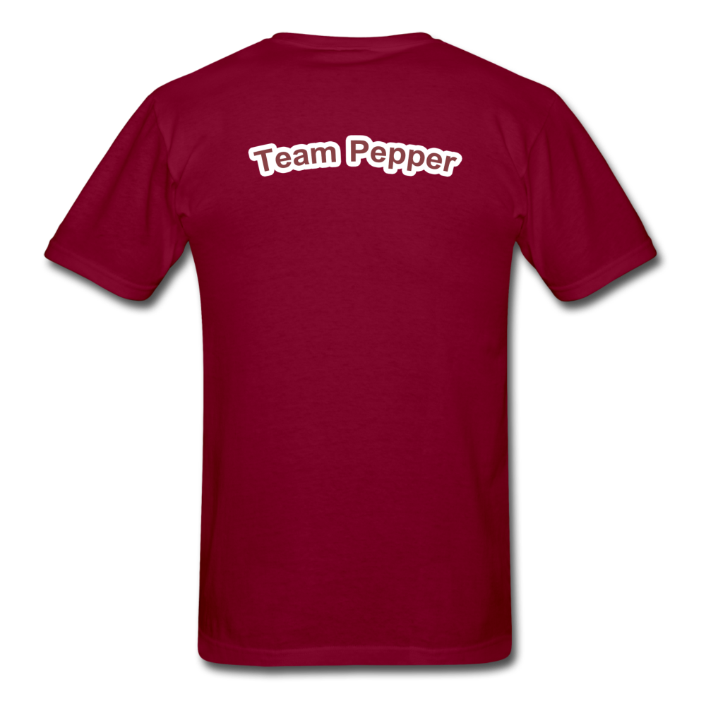 Team Pepper T-Shirt - burgundy
