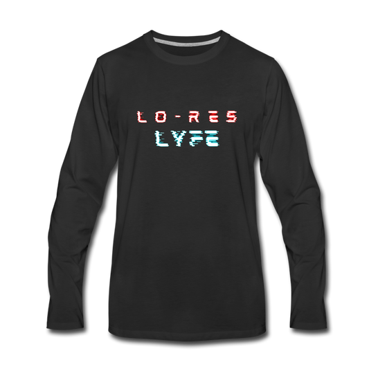 LoResLyfe Long Sleeve T-Shirt - black