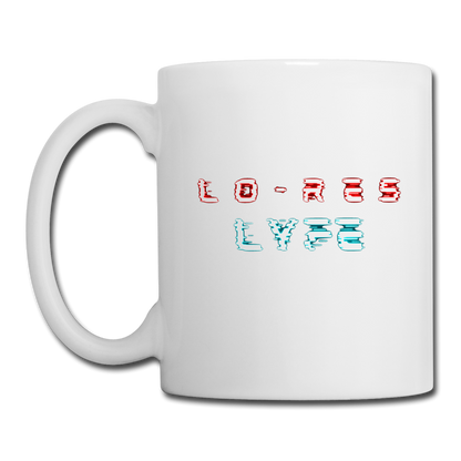 LoResLyfe Coffee/Tea Mug - white