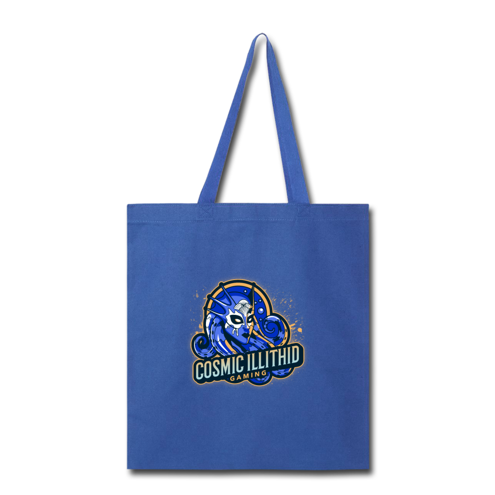 Cosmic Illithid Tote Bag - royal blue