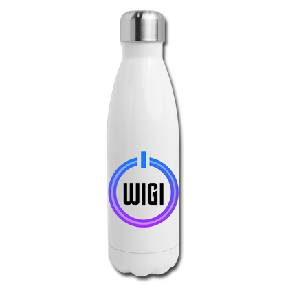WIGI Insulated Stainless Steel Water Bottle - white