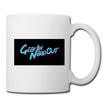 Geek In Nerd Out Coffee/Tea Mug - white