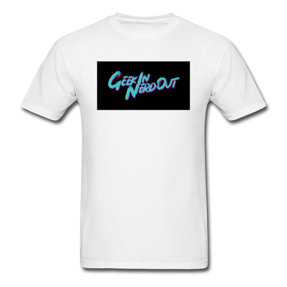 Geek In Nerd Out T-Shirt - white
