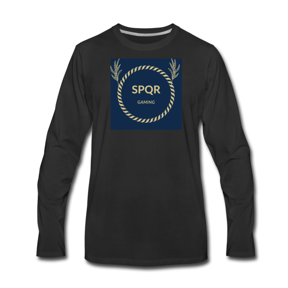 SPQR Long Sleeve T-Shirt - black