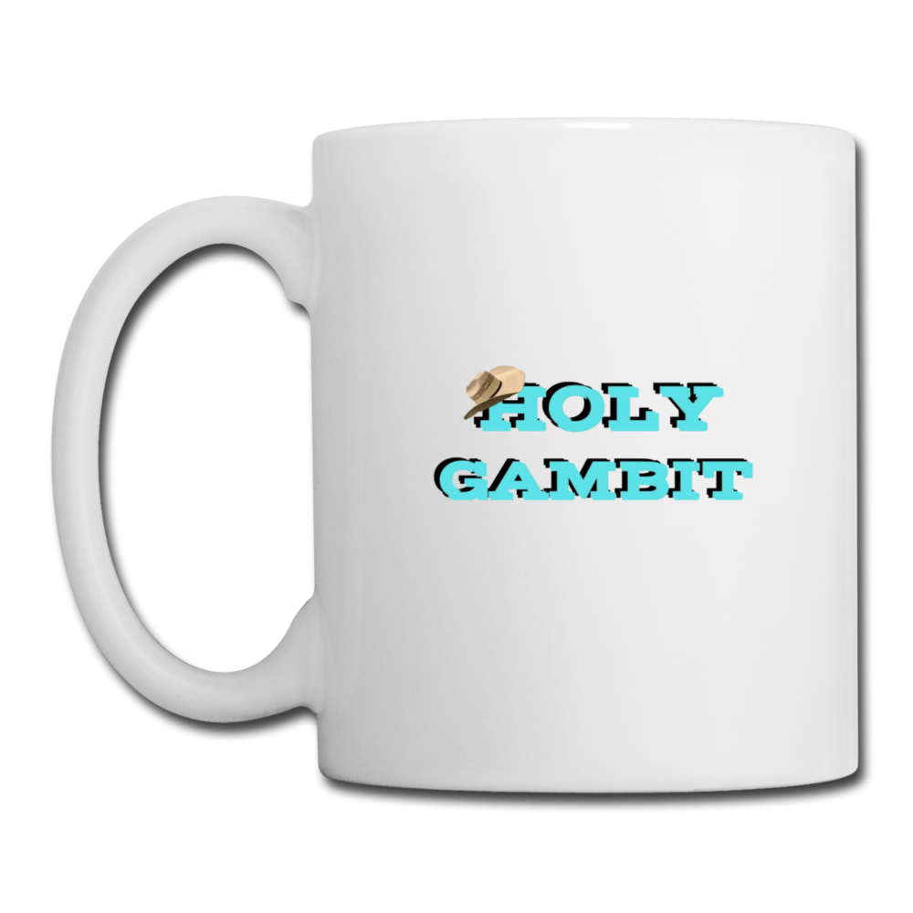 HOLYGAMBIT Coffee/Tea Mug - white