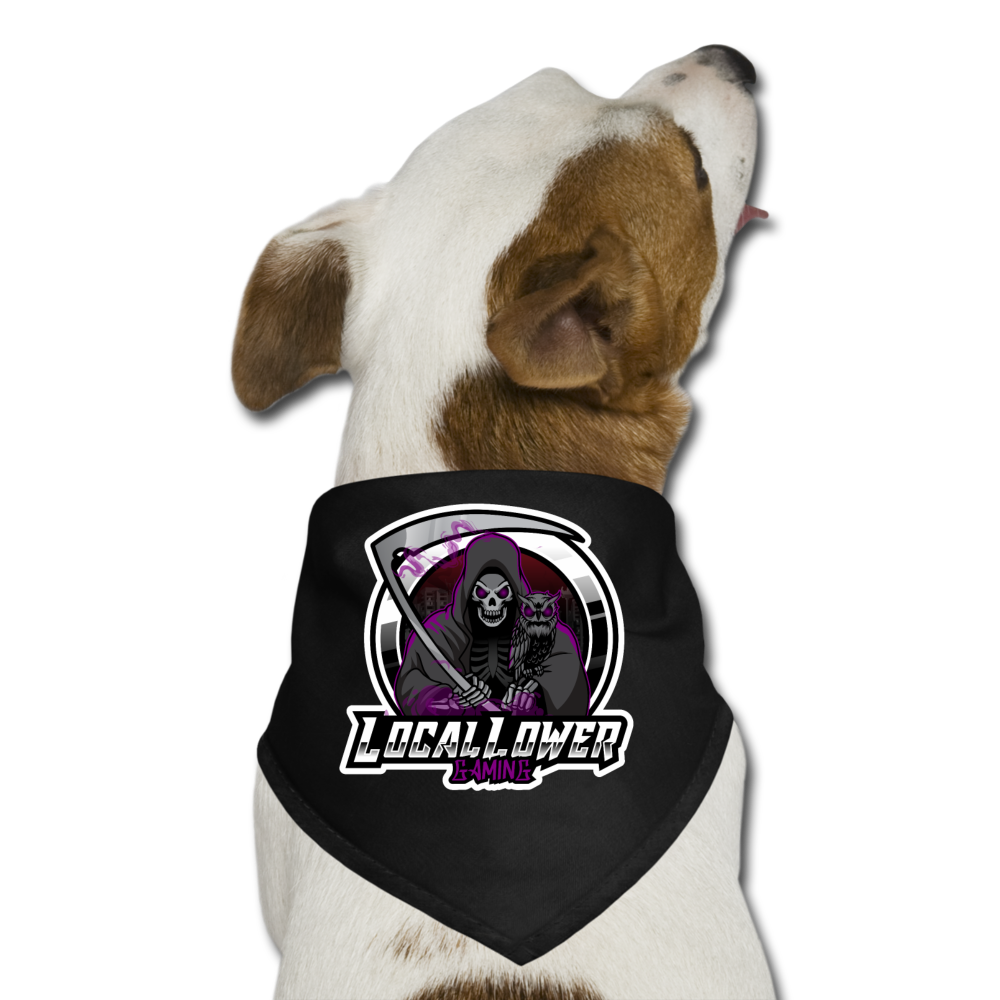 LocalLower Gaming’s Dog Bandana - black