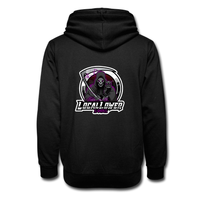 LocalLower Gaming’s Shawl Collar Hoodie - black