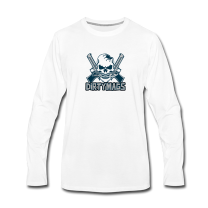 DirtyMags Long Sleeve T-Shirt - white