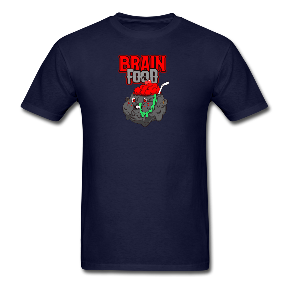 Brain Food T-Shirt - navy