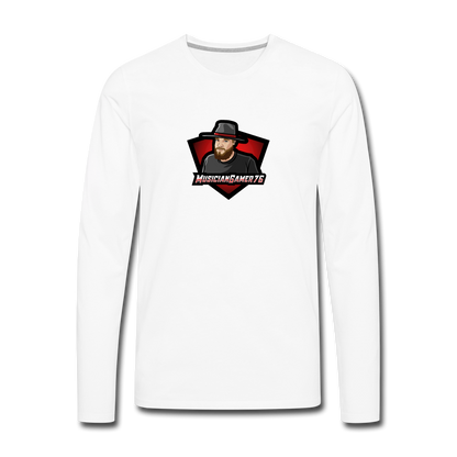 MusicianGamer76 Long Sleeve T-Shirt - white