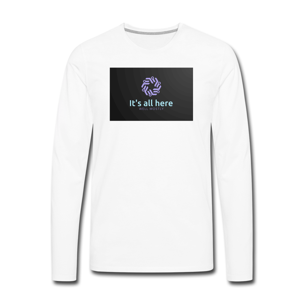 It's All Here Long Sleeve T-Shirt - white