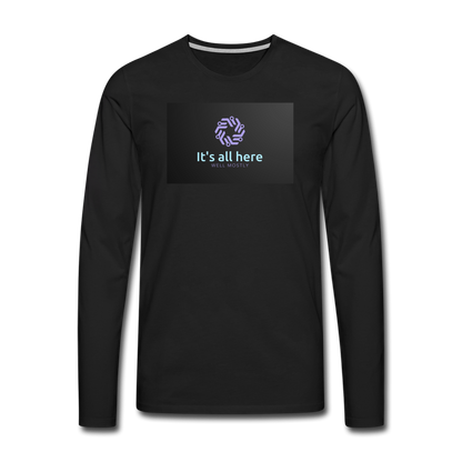 It's All Here Long Sleeve T-Shirt - black