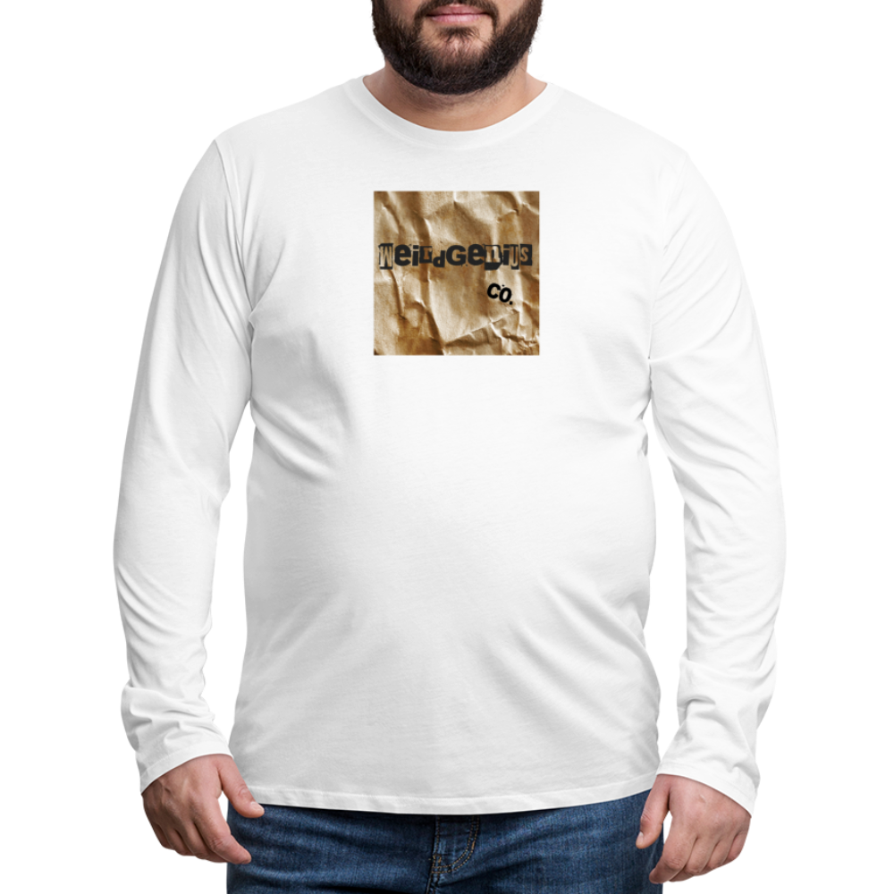 WeirdGenius Long Sleeve T-Shirt - white