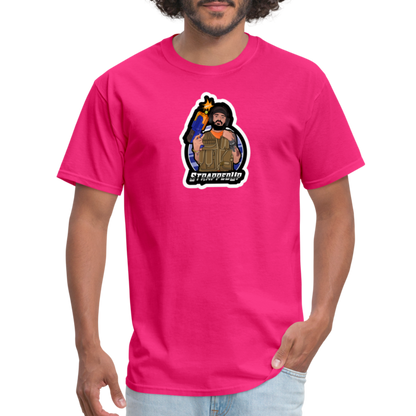 StrappedUp T-Shirt - fuchsia
