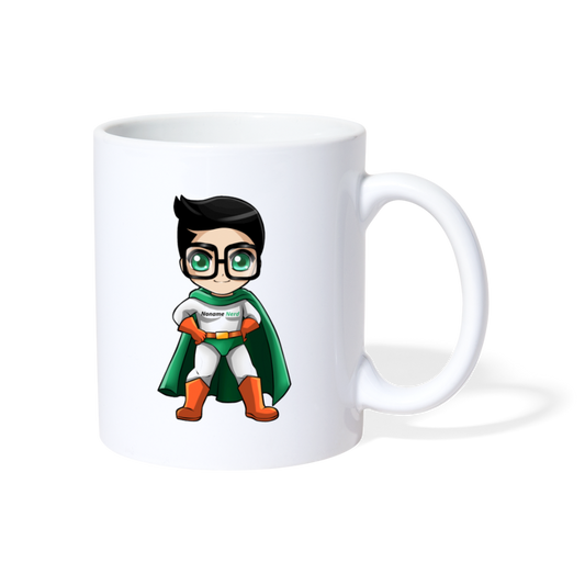 Super Nerd Coffee Mug - white
