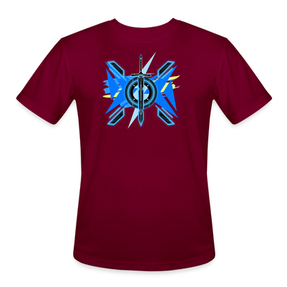 Xyber Swag Performance T-Shirt - burgundy