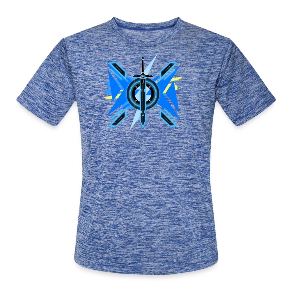 Xyber Swag Performance T-Shirt - heather blue
